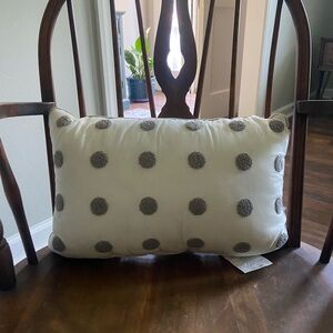 Polka Dot Accent Pillow